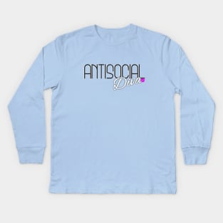 Antisocial Diva Kids Long Sleeve T-Shirt